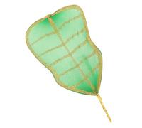 GANAZONO Grand Éventail de Palmier Épais pour Décoration Tropicale Accessoire de Danse et Animation de Fête Éventail Main pour Spectacles et Événements