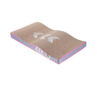 GANAZONO Griffoir Chat Interactif Carton Ondulé avec Piste Ondulée à Gratter pour Chats pour Réduire Solitude et Protéger Meubles Multifonctionnel