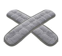GANAZONO Housse de Chaise Confortable et Facile à Installer Accoudoirs en Velours Cristal Rouge Protection Élastique pour Bureau et Maison pour Accoudoirs de Chaise