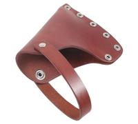 GANAZONO Housse de Protection Cuir pour Petite Hache de Camping Étui Pratique et Sûr pour Usage Extérieur avec Fermeture à Pression Protège la Lame et Garantit la Sécurité Lors du