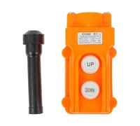 GANAZONO Interrupteur à Bouton Poussoir Compact en Abs pour Contrôle de Levage, 2a/5a 500v, Adapté à Diverses Occasions Industrielles