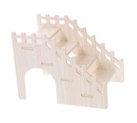 GANAZONO Jouet Échelle en Bois pour Hamster Et Cochons d'Inde, Échelle à Rats Robuste, Grosse Taille, Jeu d'escalade pour Cage, Accessoire D'aménagement pour Petits Animaux