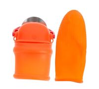 GANAZONO Kit de Coupe-Pouce en Silicone pour de Fruits et Légumes Outil de Jardinage Pratique pour Haricots Raisins Poivrons Protège-Doigts et Facile à Nettoyer