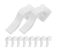 GANAZONO Kit de Fixation pour Radiateur 10 Clips en Plastique Abs, Design Unique et Solide, Adapté pour Radiateurs et Carénages de Ventilateur, pour Maisons et Bureaux
