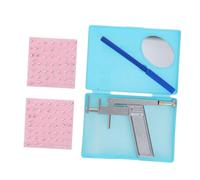 GANAZONO Kit de Perçage d'Oreille 1 Outil en Acier Inoxydable Perceur Filles et Garçon et Filles Utilisation à Domicile Magasin
