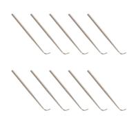 GANAZONO Lot de 10 Set de Crochets à Cheveux en Métal Légers pour Extensions et Réparations de Perruques, Aiguilles à Crochet Petites Tailles, Outils Polyvalents pour Tressage et Entretien