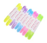 GANAZONO Lot de 10 Stylos Dissolvants pour Manucure en Plastique, Correcteurs de Vernis à Ongles Rechargeables, pour Salons Professionnels et Manucure à Domicile