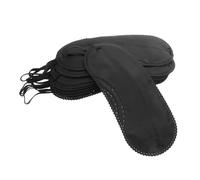 GANAZONO Lot de 12 Bandeaux Yeux Noirs, Masque de Jeu de Société Souple, Ajustable et Confortable, Accessoires Occultants pour Soirées, Jeux de Rôle et Soirées Entre Amis