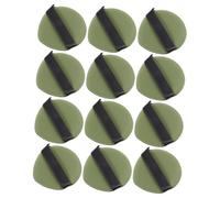 GANAZONO Lot de 12 Coussins Poudre à Goutter Double Face 5 Cm Usage Humide et Sec pour Femmes Application Visage Précis Cosmétique