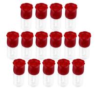 GANAZONO Lot de 15 Tubes de Gloss à Lèvres Vides Rouges 12 Ml Étanches Réutilisables Pratiques pour Maquillage Lèvres Voyage Maison