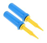 GANAZONO Lot de 2 Pompes à Ballons Manuelles Portables Légères Embout Incliné, Pompe à Air pour Ballons en Latex, Gonfleur Compact pour Fêtes, Anniversaires et Décorations Festives
