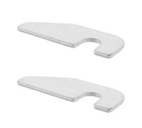 GANAZONO Lot de 2 Verrous Robustes pour Porte de Remorque Cargo Loquet Verrouillable en Alliage de Zinc Résistant à la Corrosion Adapté aux Grandes Remorques et Conteneurs de Camions