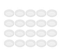 GANAZONO Lot de 20 Couvercles de Bouton Industriel en Silicone, Protection Étanche et Barrière pour Applications en Extérieur et Industrielles