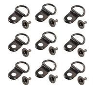 GANAZONO Lot de 20 Crochets Métalliques en Alliage pour Lacets de Chaussures Œillets D’Escargot Couleur Gunmetal Accessoires Porte-Lacets Robustes pour Bottes de Montagne et Chaussures