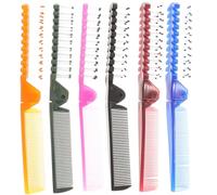 GANAZONO Lot de 20 Peignes Pliants Massants en Plastique pour Coiffures Féminines Démêlage Facile Protection du Cuir Chevelu Voyage Camping et Usage Professionnel