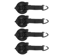 GANAZONO Lot de 4 Crochets à Ventouses Ultra-Résistants Triangulaires Fixation Lourde pour Tente et Auvent Ventouse Industrielle Robuste pour Camping Voiture Camping-Car et Accessoires