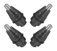 GANAZONO Lot de 4 Têtes de Rechange pour Tondeuse à Poils de Nez Accessoires Étanches et Lavables Compatible Entretien Hygiénique en Voyage Domicile Coupe Douce sans Tiraillement