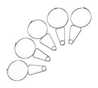 GANAZONO Lot de 5 Pinces d'Acupression Auriculaire sans Aimant pour Massage des Points d'Acupuncture Outil de Réflexologie Anti-Stress Portable Soulagement Ciblé des Maux de Tête et