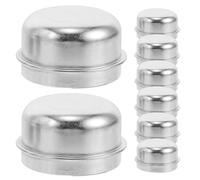 GANAZONO Lot de 8 Cache-Poussière pour Roulement D’Essieu de Remorque en Fer Galvanisé Protection Anti-Poussière et Anti-Graisse Compatible Camping-Car Caravane et Plateau Résistant