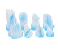 GANAZONO Lot de 8 Mini Ornements Floeberg en Résine Mini Décorations Micro-Paysages Miniatures Floeberg Décoratives Petit Modèle pour Décoration Intérieure Bureau ou Aquarium