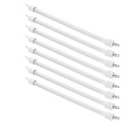 GANAZONO Lot de 8 Tubes Chauffants en Quartz Infrarouge 26 CM Élément Chauffant Électrique Tubulaire pour Radiateur D’Appoint Tube de Four Électrique Haute Température pour Chauffage