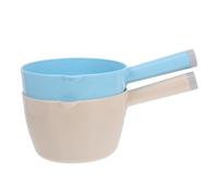 GANAZONO Louche à Eau Résistante à L'usure Grosse Capacité de Style Japonerie 2pcs en Plastique Pp pour Arroser Légumes et Usage Domestique