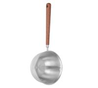 GANAZONO Louche à soupe en acier inoxydable avec manche ergonomique et double bec verseur pour servir soupes et sauces dans la cuisine