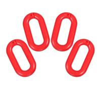 GANAZONO Maillons de Barrières à Chaîne Mousqueton Léger et Facile à Installer en Plastique Rouge pour Jouets pour Bébés et Scénarios de Sécurité Routière