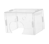 GANAZONO Maison Acrylique Transparent pour Petits Animaux Abri Décoratif pour Hamsters Gerbilles Hérissons Et Rats Habitat Spacieux Et Facile à Nettoyer
