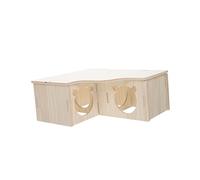 GANAZONO Maison pour Hamster Cachette Labyrinthe Habitat pour Souris Jouet Mordant Nid Confortable