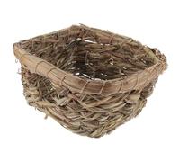 GANAZONO Maison pour Hamster Tissée Herbe Petite pour Animaux De Compagnie Fournitures pour Animaux