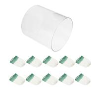 GANAZONO Manchon Abat-Jour pour Lanterne à Gaz Extérieur Lot 1 Grand Modèle 10 Manchons Verts Résistants Haute Température Accessoire Réparation Lampe Gaz Camping Protection UV