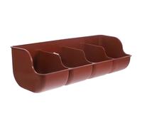 GANAZONO Mangeoire Porcs Compartiments Plastique Robuste Capacité Facile à Nettoyer pour Élevage Porcin et Exploitation Agricole