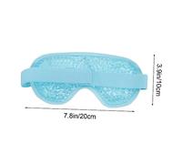 GANAZONO Masque Gel Yeux Réutilisable Bleu Compresse Thermique Froid et Chaud pour Sommeil et Soulagement Patch Oculaire Confortable et Durable