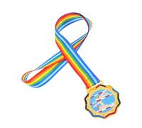 GANAZONO Médaille de Récompense Or pour Natation Médaille Première Place Garçon Fille Trophée Sport École avec Ruban Métal pour Compétition Garçon Fille