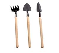 GANAZONO Mini Garden Tools Set with Wooden Handles Lightweight and Child-Friendly for Flower and Vegetable Planting Household Gardening Kit for Practical Skill Development
