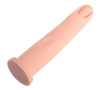 GANAZONO Modèle de Doigt en Silicone Beige pour Nail Art, Design Réaliste et Forme en Doigt, Outil Pratique pour Entraînement Manucure et Faux Ongles