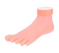 GANAZONO Modèle de Pied Pratique pour Nail Art Souple avec Elasticité Réaliste Outil Entraînement Manucure et Pédicure Professionnelle Léger pour Perfectionner la Déco Ongles