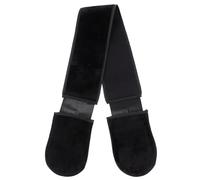 GANAZONO Moufles Exfoliant Noir Sangle Dorsale pour Bain Brosse de Exfoliante Corps pour Gommage et Massage, Accessoire Spa Doux Éliminer Cellules Mortes, Nettoyage Dos et Épaules