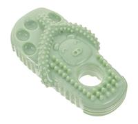GANAZONO Nettoyage des Dents Soucoupe pour Chien Peluche Grinçante pour Chiens Brosse À Dents Mâcheurs Animal De Compagnie Chien Drôle Petit Chien Chiot Grinçant Dentition Vert Clair