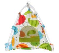 GANAZONO Nid Chaud Suspendu pour Petit Animal de Compagnie et Oiseau, Tissu Respirant Structure en Acier Inoxydable, pour Balcon en Hiver Confortable
