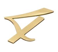GANAZONO Numéro de Maison en Cuivre Doré 1pc Plaque Numérique Décorative pour Porte et Boîte aux Lettres, pour Maisons et Bureaux
