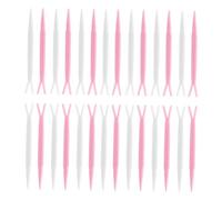 GANAZONO Outil pour Paupières à Double Pli 100 Fourchettes en Y Applicateur Autocollants Paupières Couleur Aléatoire Compact pour Femmes Maquillage Soins de Beauté Présent Pratique
