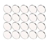GANAZONO Palette De Maquillage Magnétique 20 Pcs, Plateaux Métalliques Ronds 36x3 Mm, Boîte De Rangement Compacte Pour Fards à Paupières Et Blushs, Accessoires De Beauté De Voyage Pour Femmes