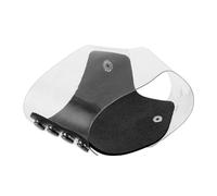 GANAZONO Palette de Mélange Maquillage Transparente Plateau à Main Portable PU Palette Mixte pour Fond de Teint Fard à Paupières Lèvres Outil Cosmétique Multifonction pour Professionnels