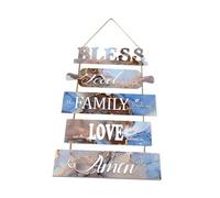 GANAZONO Panneau En Bois Rustique à Suspendre Pour Décoration Murale Intérieure, Plaque De Ferme Vintage, Dimensions, Design Rétro Pour Café, Salon Et Restaurant