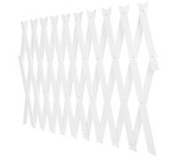 GANAZONO Panneau Mural en Bois Treillis pour Plantes Grimpantes Jardin Intérieur et Extérieur Blanc H44 Réglable Robustesse pour Support Végétal Fixation Murale Pratique