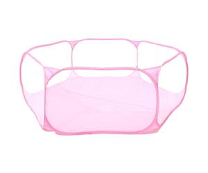GANAZONO Parc Pliable pour Animaux de Compagnie Cage à Animaux Tissu Polyester Six Pans Plusieurs Couleurs Taille Moyenne Intérieur Bébé