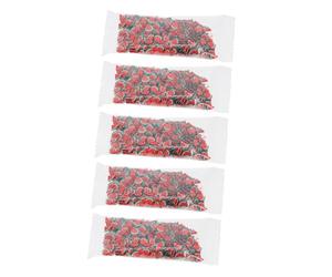 GANAZONO Patchs Nail Art Diy Fruits, Lot De 5, 10 G, Polymère Souple, Motifs Pastèque Et Fraise, Accessoires Décoratifs Pour Ongles Et Coque De Téléphone, Bricolage Et Fête