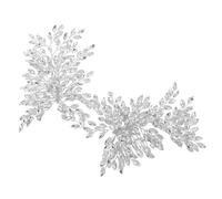 GANAZONO Peigne à Cheveux Mariage Fait Main Tête Mariage Scintillant pour Mariée et Demoiselle Honneur Accessoire Polyvalent Sécurisé pour Élégantes